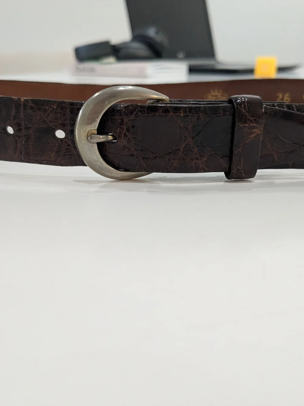 Tex Tan vintage women’s dress belt, size 26, style 9992M.